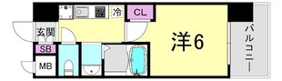 エステムコート中之島GATEIIの物件間取画像